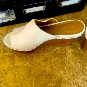 Coach wedges in excellent condition